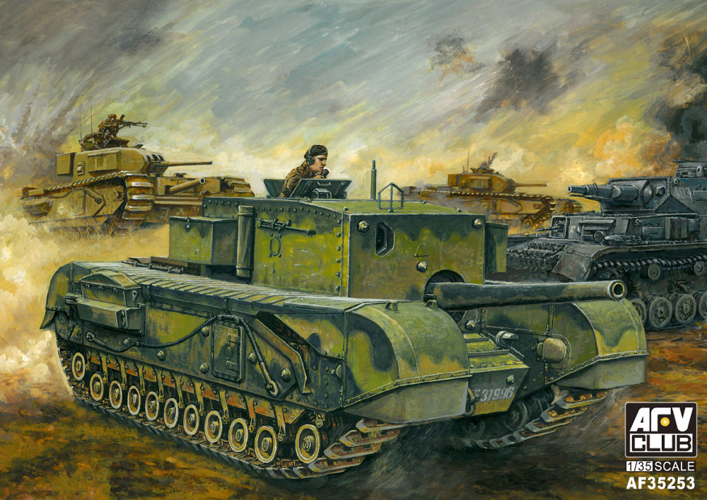 Afv Club - British 3 inch gun Churchill tank Afv Club - British 3 inch gun Churchill tank